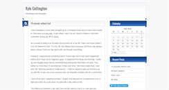 Desktop Screenshot of kylecottington.com